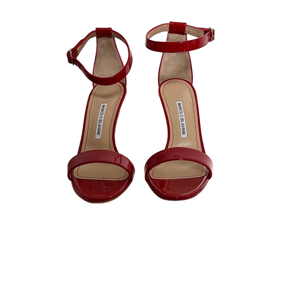 Manolo Blahnik NIB red sandals